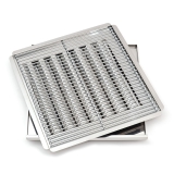 Grillset ca. 50x50cm 3-teilig f.6-flamm Grill/Bräter