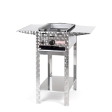 Gasbräter 4kW Gestell + Stahlpfanne +Abstellpl.