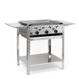 Gasbräter 11kW Gestell + Stahlpfanne +Abstellpl.