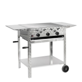 Gasgrill 11kW fahrbar + Abstellplatten