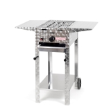 Gasgrill 4kW fahrbar + Rost + Abstellplatten