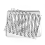 Grillset: Grillrost & Flammabdeckung. für 3-flammige Grill/Bräter 3-Brenner