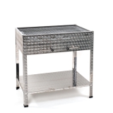 Edelstahl Holzkohlegrill 810mm mit Edelstahl-Rost