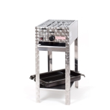 Grill/-Bräter 4kW Gestell + Rost+Emaillepfanne