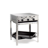 Grill/-Bräter 11kW Gestell +Rost+Emaillepfanne