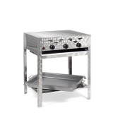 Grill/-Bräter 11kW Gestell + Rost und Stahlpfanne