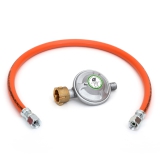 Druckminderer 50mbar und Gasschlauch 60cm UEM/UEM