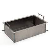 Edelstahlpfanne 15cm tief für 1-flamm. Grill/Bräter