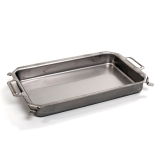 Edelstahlpfanne für 1-flamm. Grill/Bräter