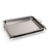 Edelstahlpfanne für 2/3-flamm. Grill/Bräter