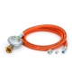 Druckminderer 50mbar und Gasschlauch 150cm UEM/SRV